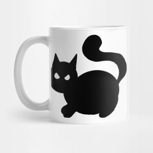 Black kitty Mug